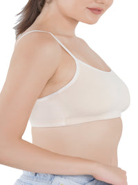 Eve's Beauty Girls Beginners Bra | Pack of 2 | Cotton Stretch Fabric | Adjustable Straps