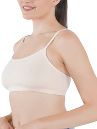 Eve's Beauty Girls Beginners Bra | Pack of 2 | Cotton Stretch Fabric | Adjustable Straps