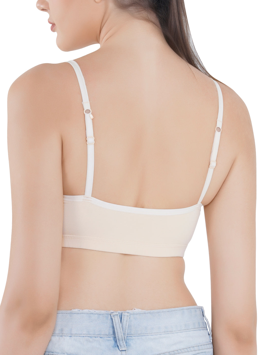 Eve's Beauty Girls Beginners Bra | Pack of 2 | Cotton Stretch Fabric | Adjustable Straps