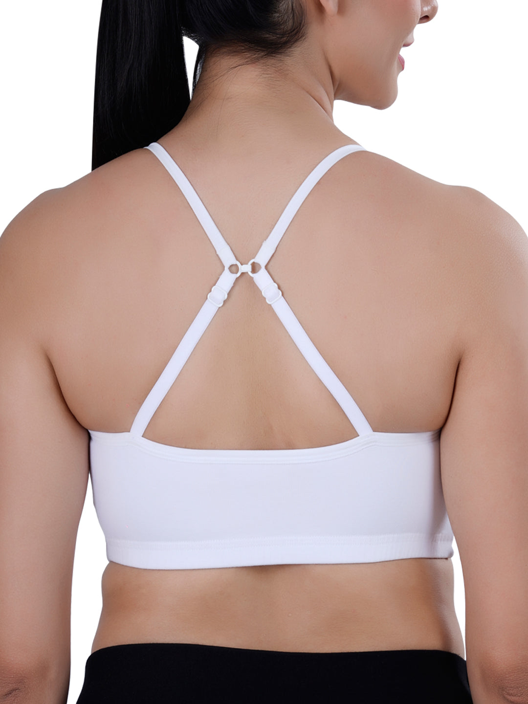 Eve's Beauty Girls Beginners Bra | Pack of 2 | Cotton Stretch Fabric | Adjustable Straps