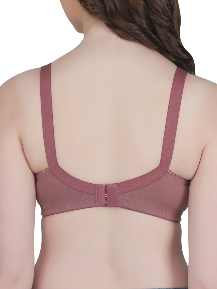 Eve's Beauty Womens Full Coverage Non Wired Everyday Bra with Lace