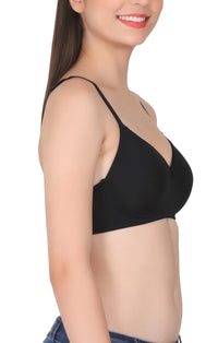 LacyLuxe Seamless Padded/Non-Wired Bra Eves Beauty