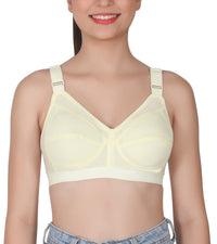 Eve's Beauty Womens Full Coverage Non Padded/Non Wired Bra.(Pack of 2) Eves Beauty