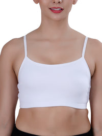 Eve's Beauty Girls Beginners Bra | Pack of 2 | Cotton Stretch Fabric | Adjustable Straps