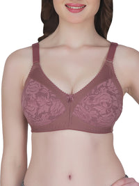 Eve's Beauty Womens Full Coverage Non Wired Everyday Bra with Lace