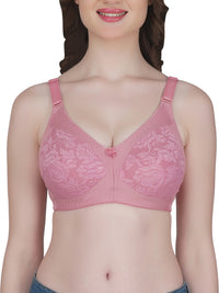 Eve's Beauty Womens Full Coverage Non Wired Everyday Bra with Lace