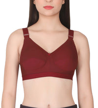 Eve's Beauty Womens Full Coverage Non Padded/Non Wired Bra.(Pack of 2) Eves Beauty