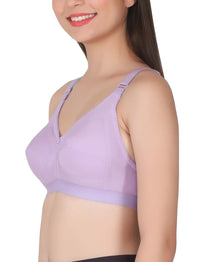 Eve's Beauty Womens Full Coverage Non Padded/Non Wired Bra.(Pack of 2) Eves Beauty