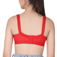 Eve's Beauty Womens Full Coverage Non Padded/Non Wired Bra.(Pack of 2) Eves Beauty