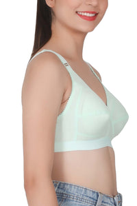 Eve's Beauty Womens Full Coverage Non Padded/Non Wired Bra.(Pack of 2) Eves Beauty