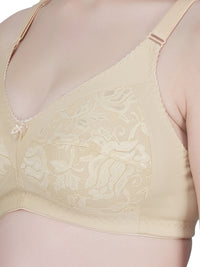 Eve's Beauty Womens Full Coverage Non Wired Everyday Bra with Lace