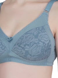 Eve's Beauty Womens Full Coverage Non Wired Everyday Bra with Lace
