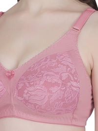 Eve's Beauty Womens Full Coverage Non Wired Everyday Bra with Lace