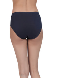 Eve's Beauty Women's Cotton Stretch Panties | Mid Rise Waist | Assorted Pack of 3 Panties
