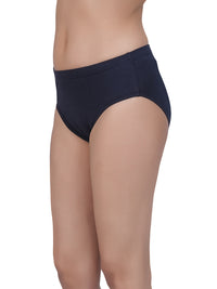 Eve's Beauty Women's Cotton Stretch Panties | Mid Rise Waist | Assorted Pack of 3 Panties