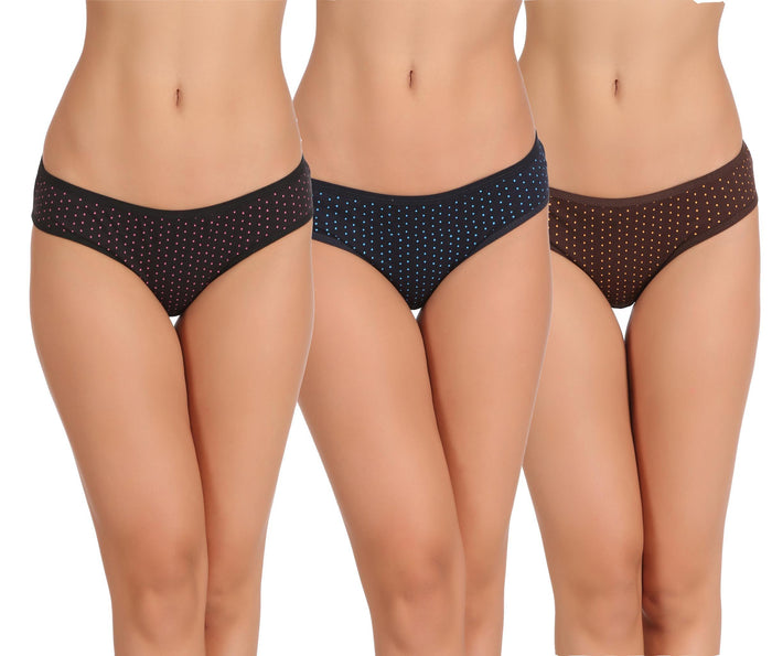 Eve's Beauty Women Bikini Multicolor Panty Eves Beauty