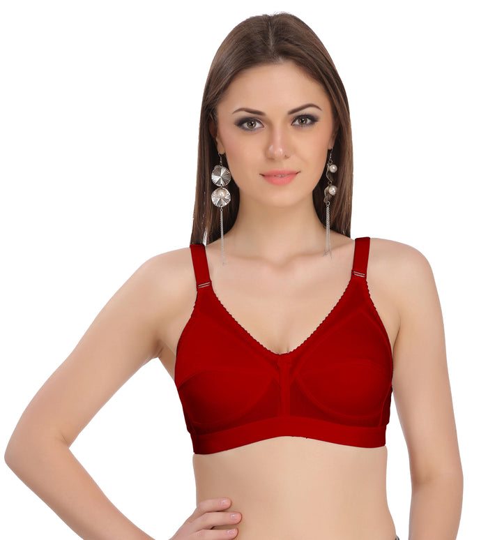 Eve's Beauty Women Full Coverage Non Padded Bra Eves Beauty