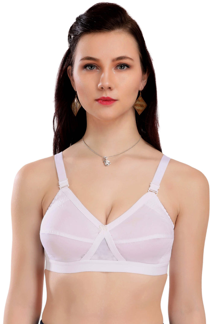 Eve's Beauty Women Full Coverage Non Padded Bra Eves Beauty