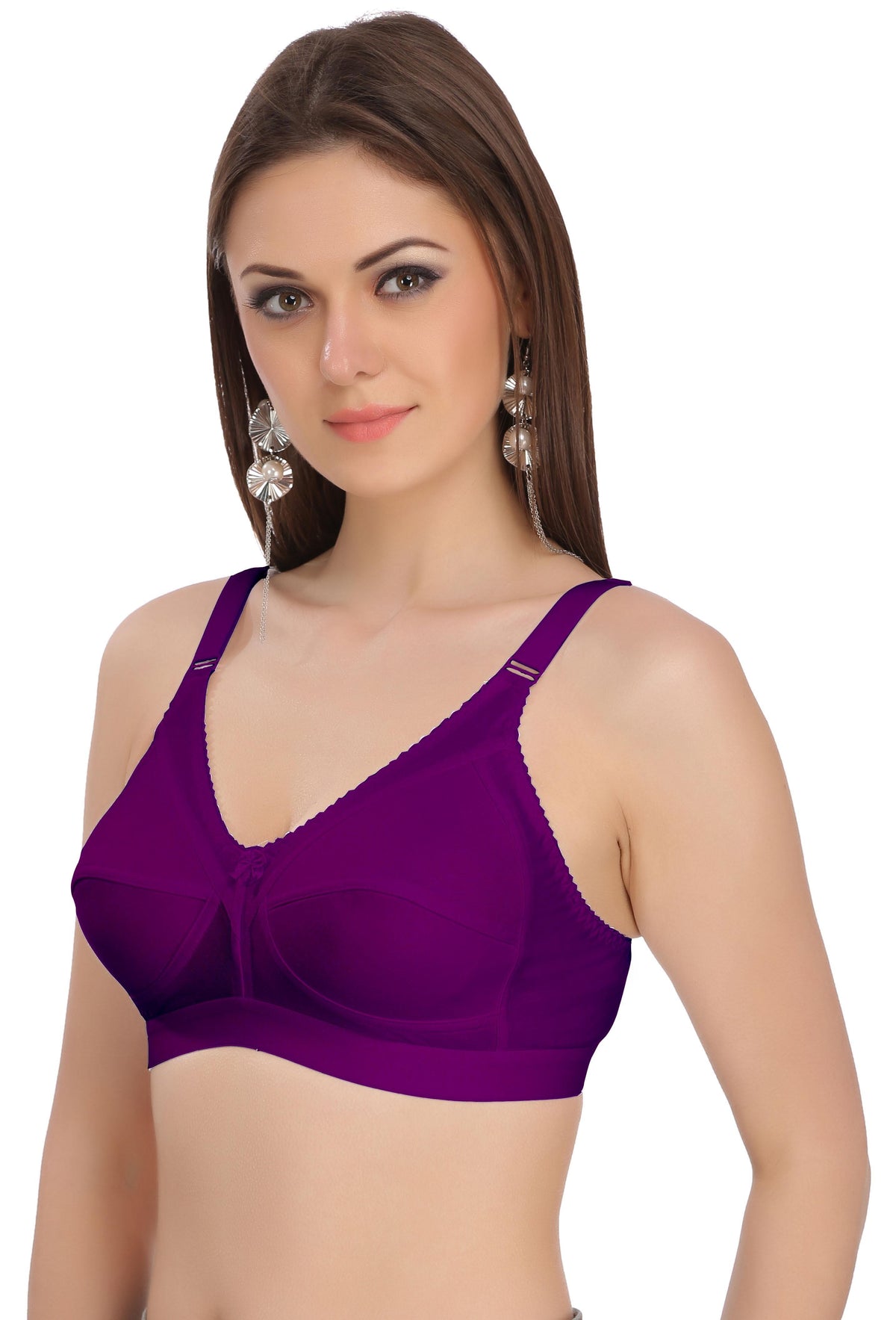 Eve's Beauty Women Full Coverage Non Padded Bra Eves Beauty