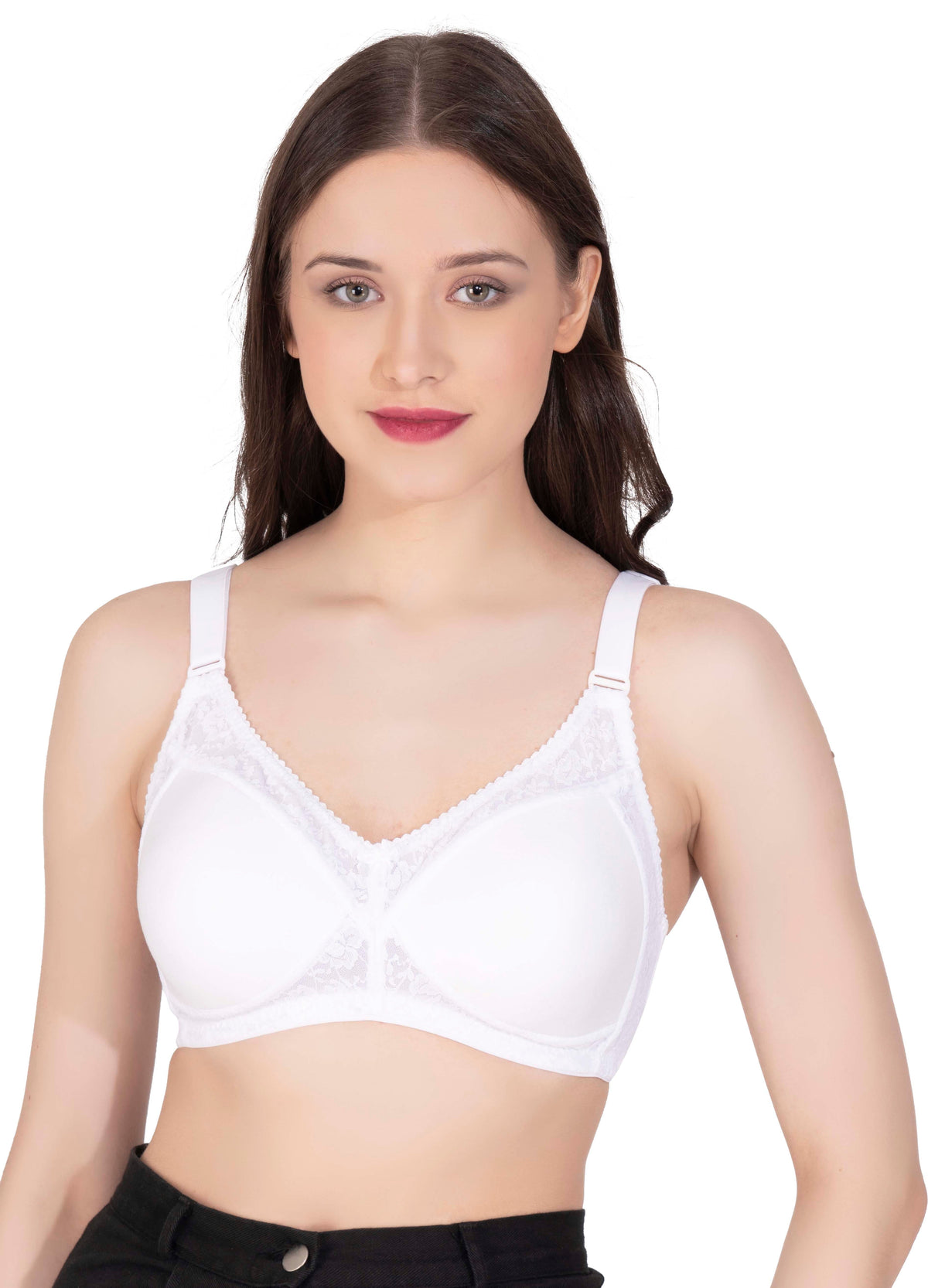 LacyLuxe Seamless Padded Bra Women Full Coverage Lightly Padded Bra Eves Beauty