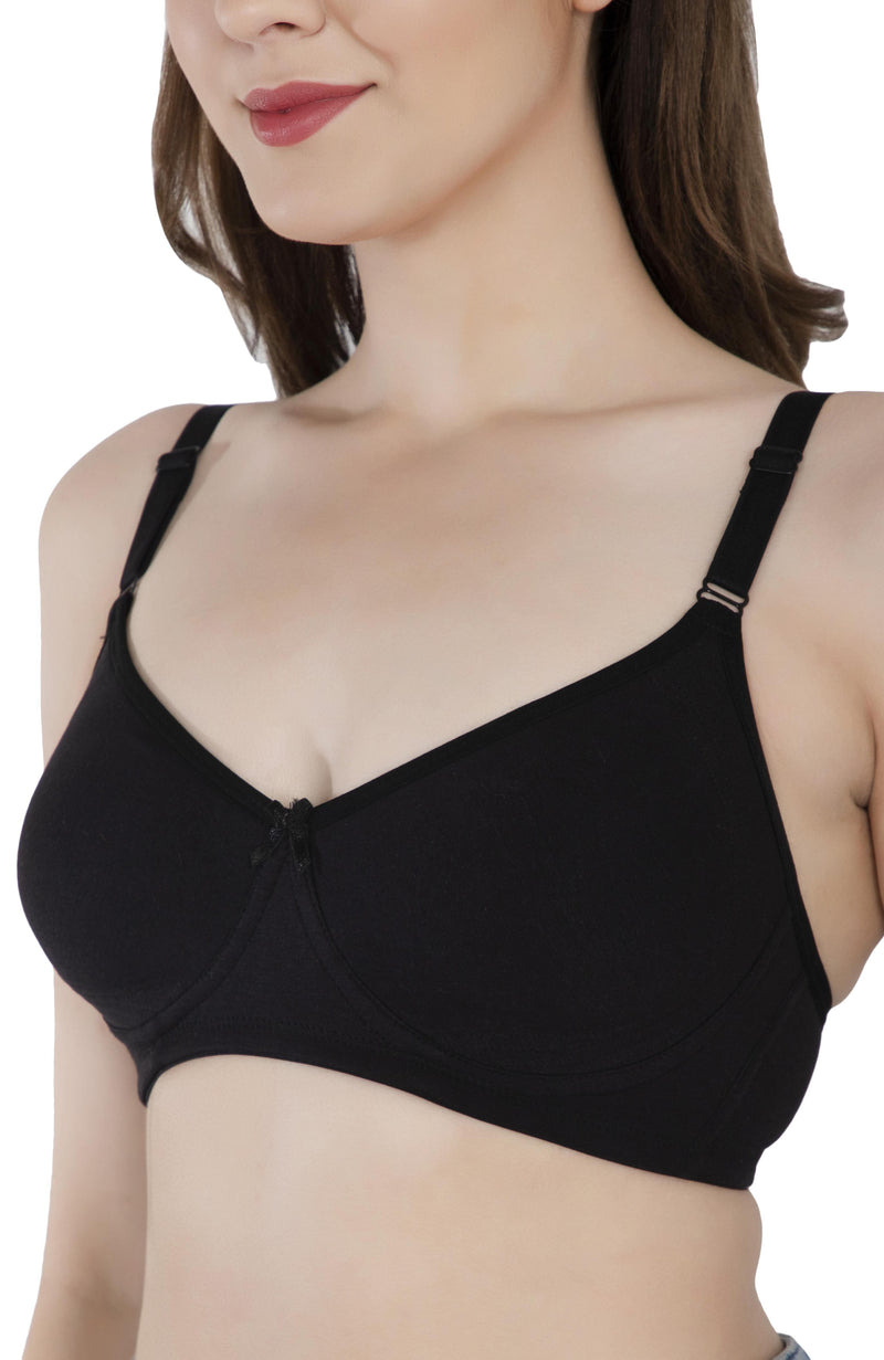 Eve's Beauty Women Non Padded Non Wired Seamless Bra Eves Beauty