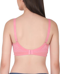 LacyLuxe Women Wirefree Seamless Non Padded Full Coverage Bra Eves Beauty