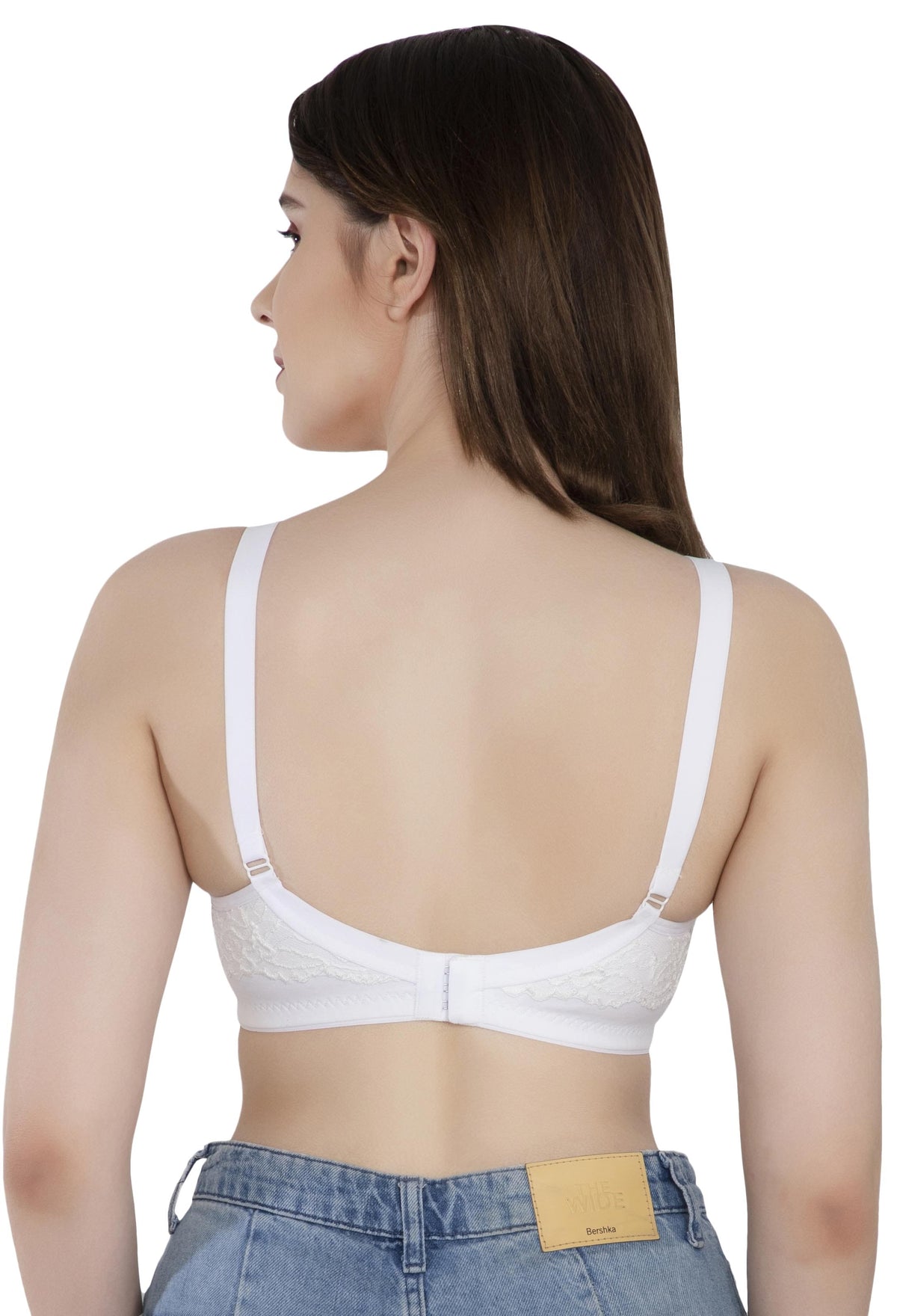 LacyLuxe Women Wirefree Seamless Non Padded Full Coverage Bra Eves Beauty