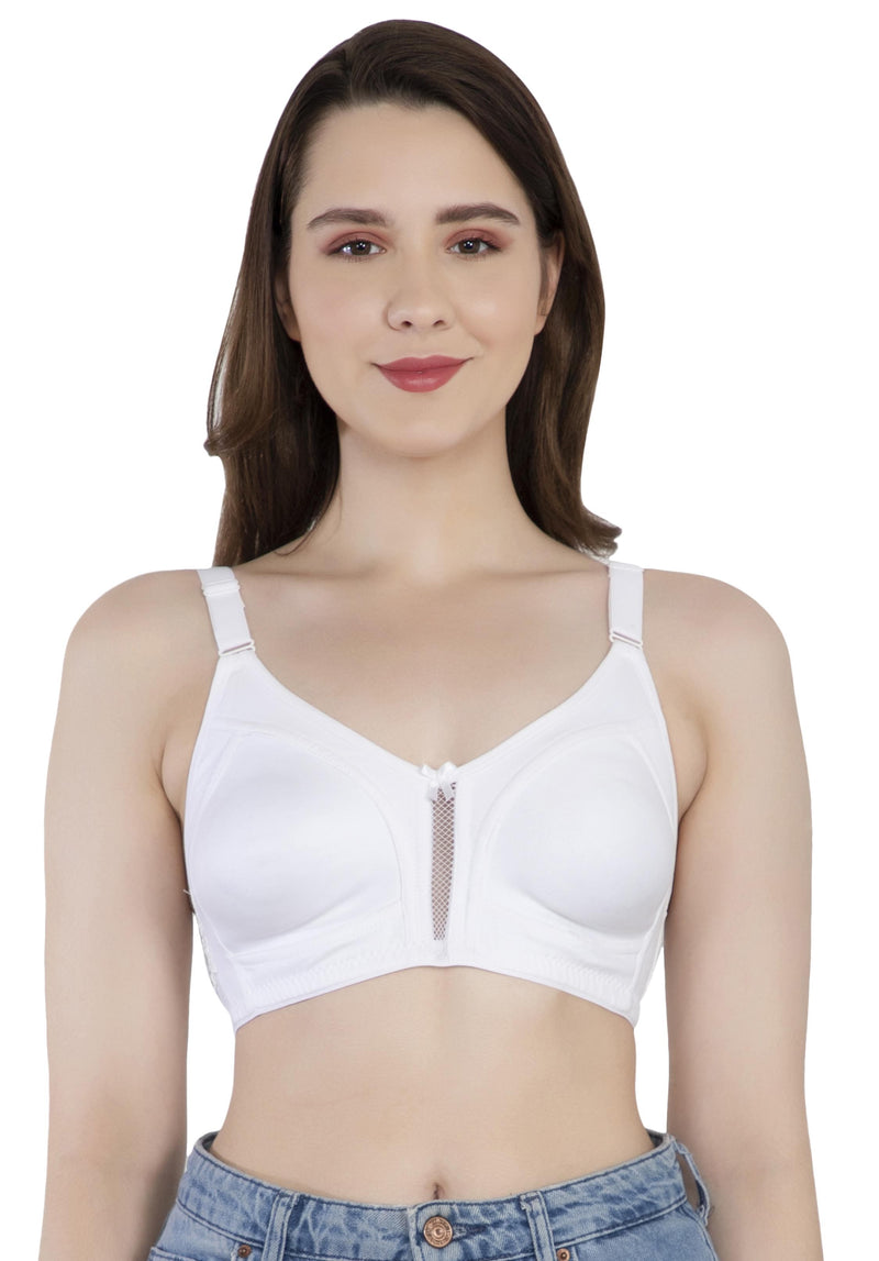 LacyLuxe Women Wirefree Seamless Non Padded Full Coverage Bra Eves Beauty