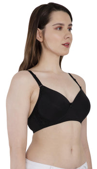 LacyLuxe Seamless Padded Bra Women Full Coverage Lightly Padded Bra Eves Beauty