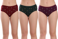 Eve's Beauty Women Hipster Multicolor Panty | Pack of 3