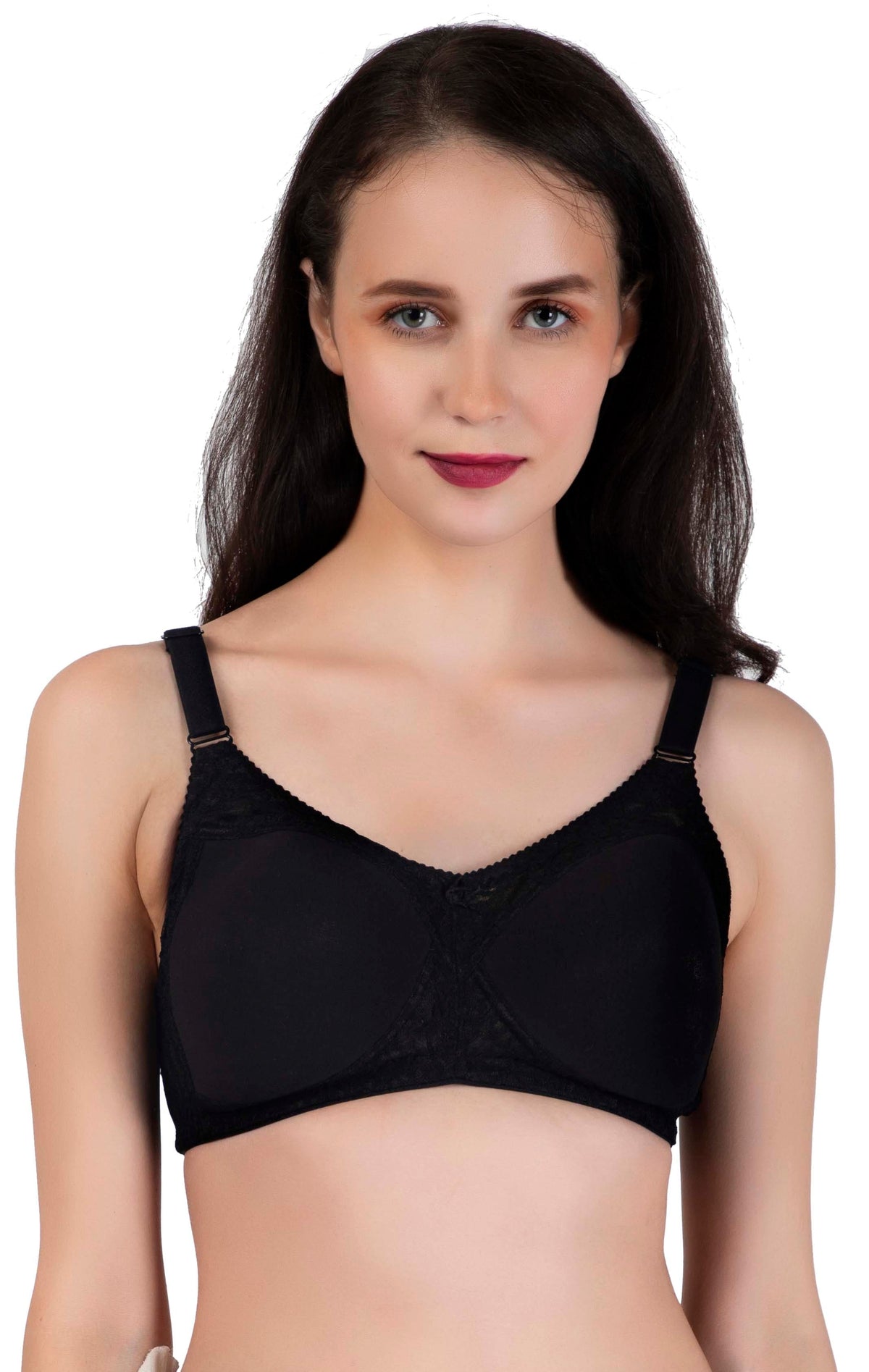 LacyLuxe Seamless Padded Bra Women Full Coverage Lightly Padded Bra Eves Beauty