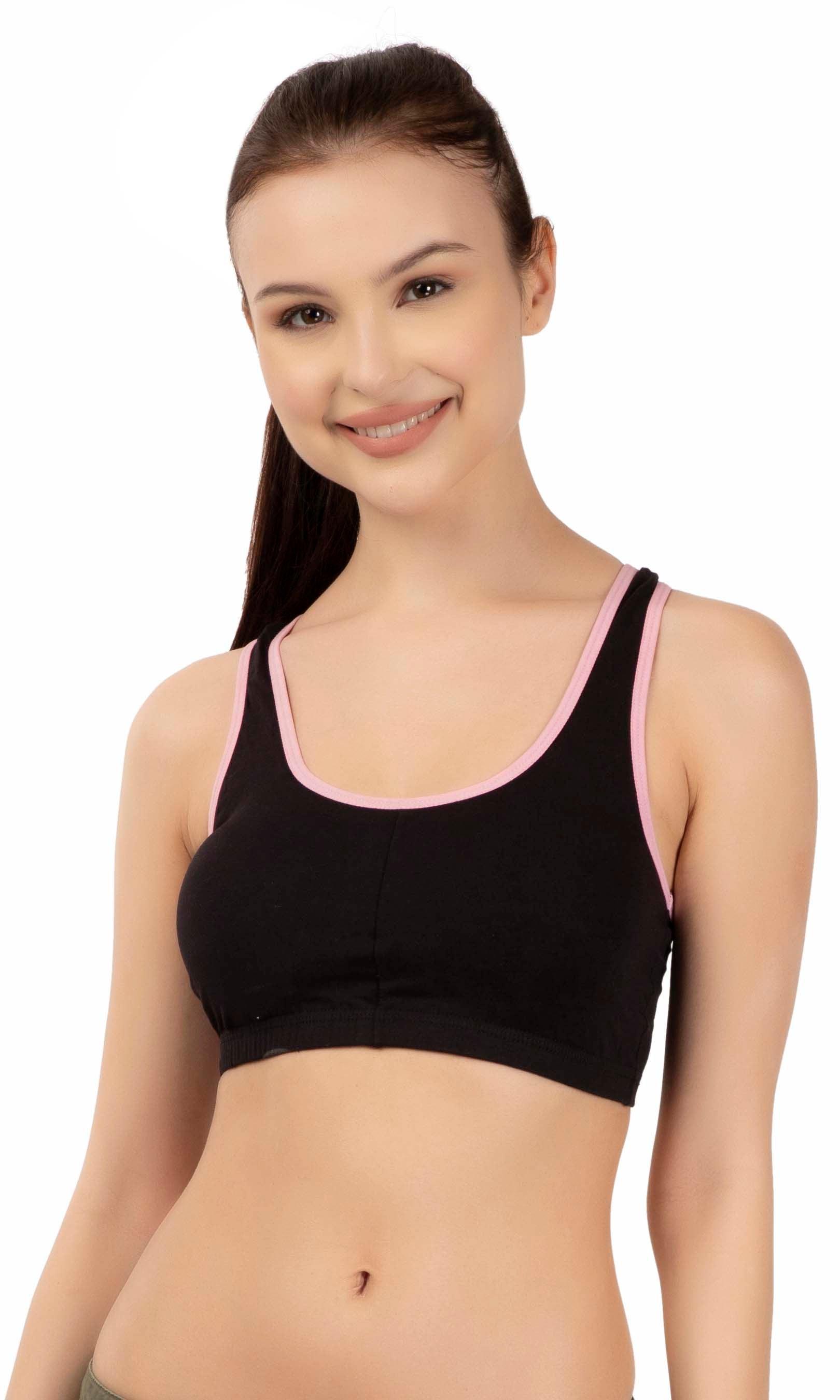 Eve's Beauty Sports Padded Bra: WireFree Comfort with Racerback Design – Eves  Beauty