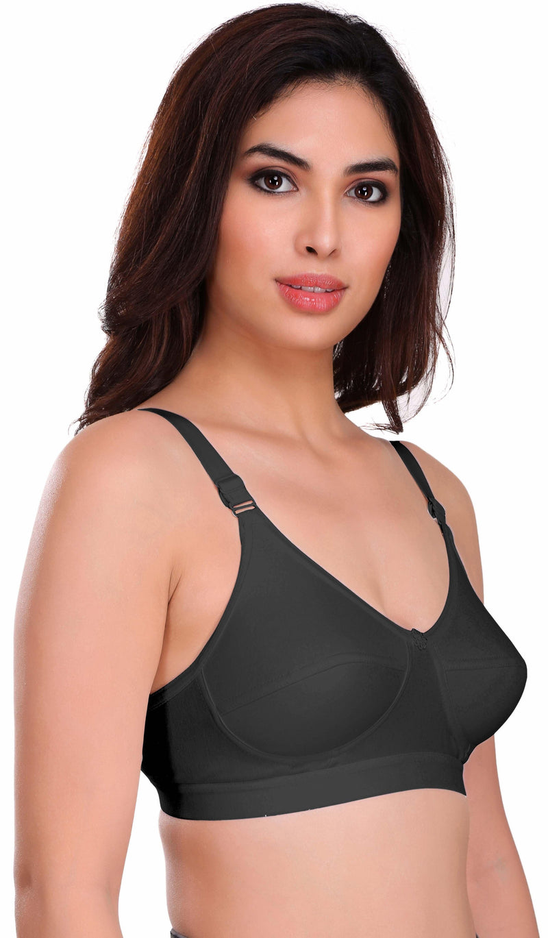 Eve's Beauty Basic Bra Women Full Coverage Non Padded Bra Eves Beauty