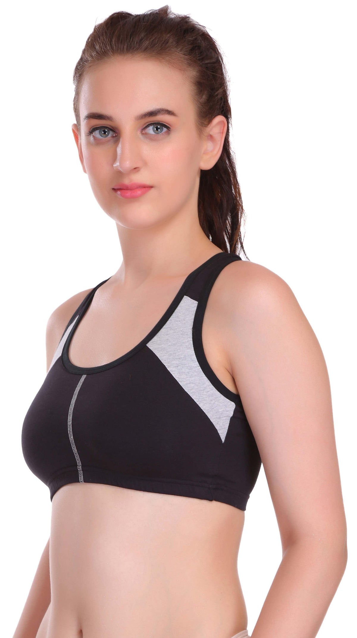 Buy Eve's Beauty Women Black XXL Pack of 2 Sports Bra (XXL) Online at Best  Prices in India - JioMart.