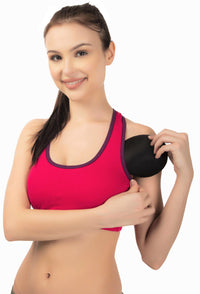 Eve's Beauty Women Sports Lightly Padded Bra Eves Beauty