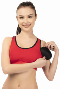 Eve's Beauty Women Sports Lightly Padded Bra Eves Beauty