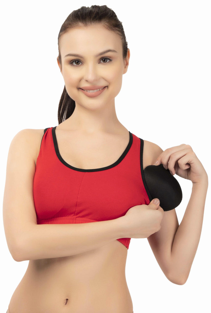 Eve's Beauty Women Sports Lightly Padded Bra Eves Beauty