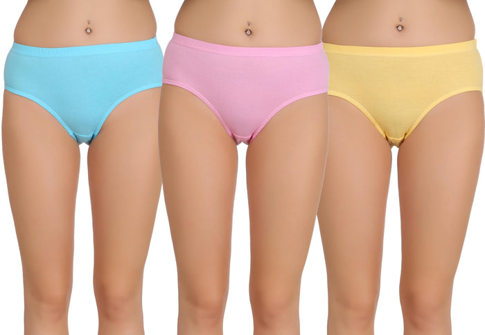 Eve's Beauty Hipster Panty: Multicolor, Pack of 3 – Comfort and Style –  Eves Beauty