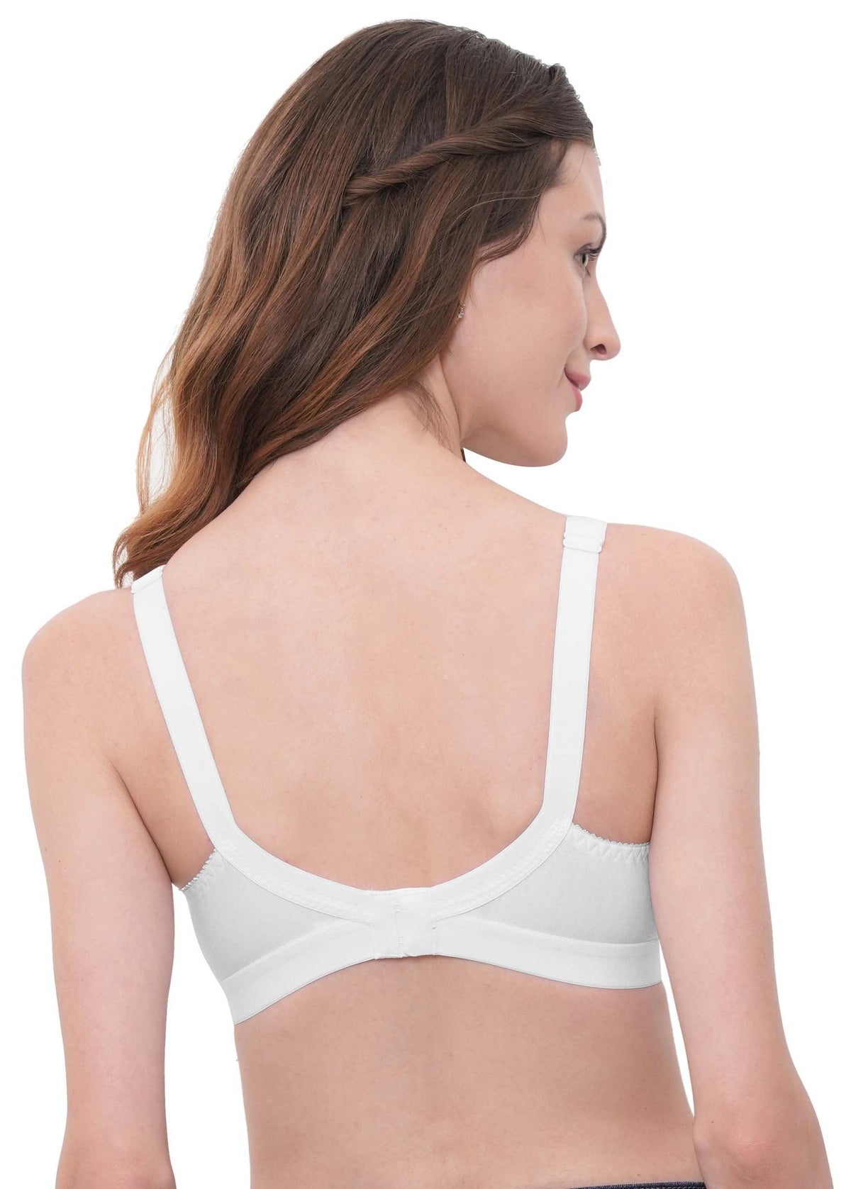 Buy Eve's Beauty Women White 36B Seamless Soft Cup Non Padded Bra