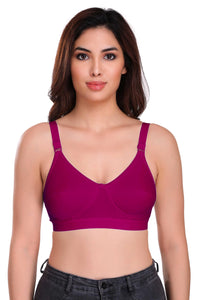 Eve's Beauty Basic Bra Women Full Coverage Non Padded Bra Eves Beauty